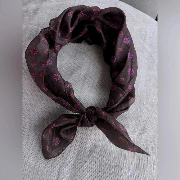 Jacob Floral  SILK Scarf - Picture 1 of 3